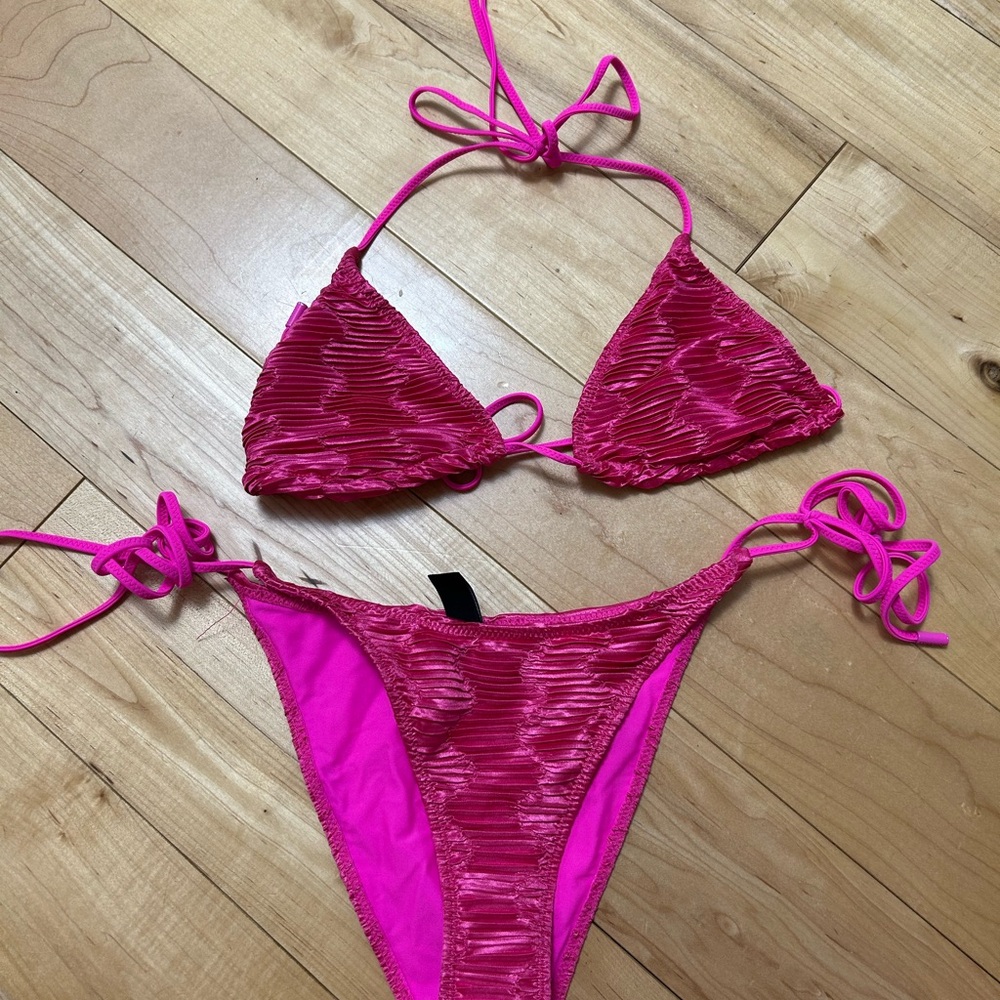 Triangl Swimwear Hot Pink Bikini